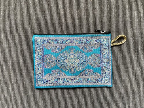 Blue colour kilim - blue, coin