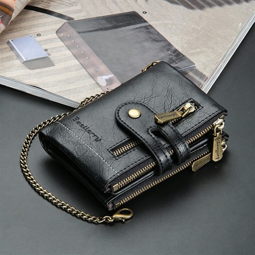 Mens leather wallet with - mens,