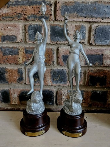 Pair french spelter - pair,