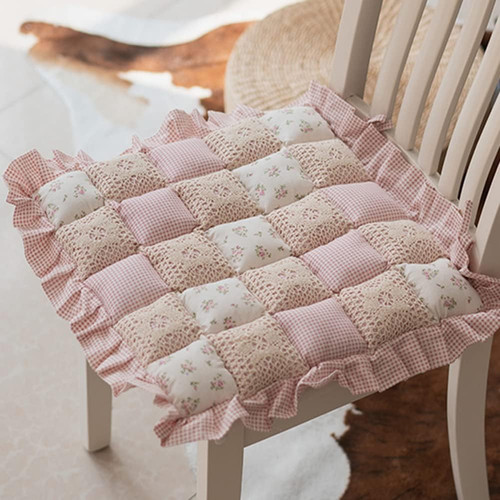 Elegant lace patchwork chair - patchwork,