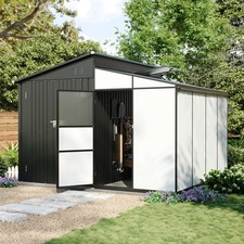 Dual Metal Garden Shed and