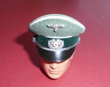 1/6th scale German WW2 Officers Cap for 12" Action Man, Dragon toy figures