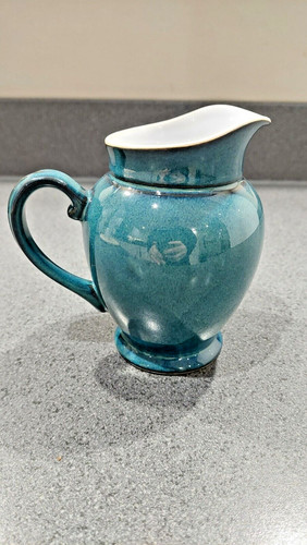Denby greenwich green jug - denby,