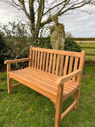 Teak garden bench 120 - bench,
