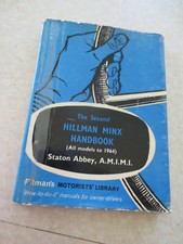 Hillman Minx handbook - Guide
