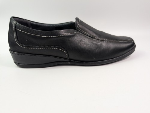 Fly flot black leather slip - fly,