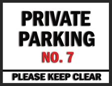 Personalised Private Parking