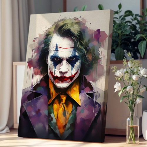 Joker geometric canvas wall - canvas,