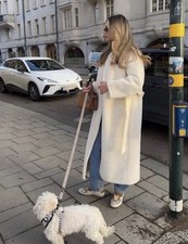 ZARA FAUX FUR COAT ZW