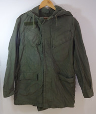 Vintage Military Jacket Seyntex 3B Belgium 1987 Extra Large Green Heavyweight