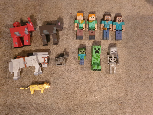 Minecraft toys figures - , bundle