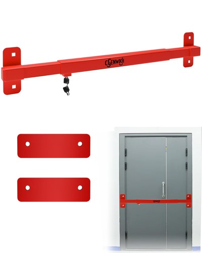 Adjustable door security bar - door,