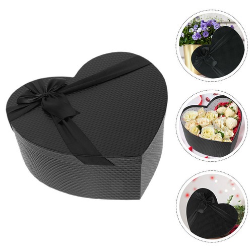 Heart shaped black - paper, gift