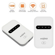 4G LTE Mobile Broadband Portable Wireless Router Hotspot SIM Unlocked WiFi Modem