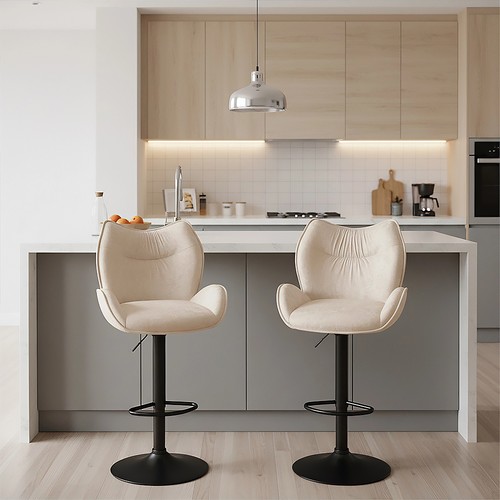 Set bar stools high - of,