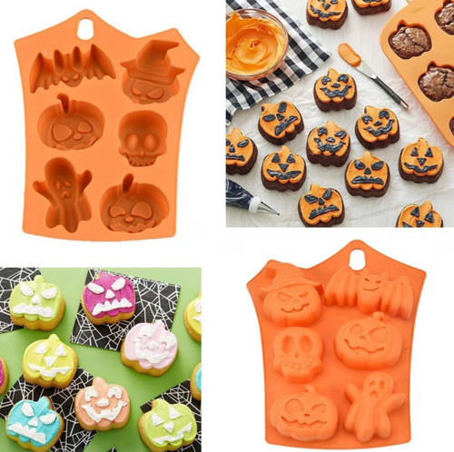 Halloween silicone chocolate - halloween,