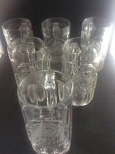 6 NEW German Eichbaum Beer Glasses Biere Steins Glass Tankards 0.4l Breweriana