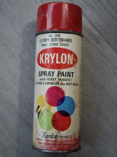 Vintage krylon cherry red - krylon, 1966