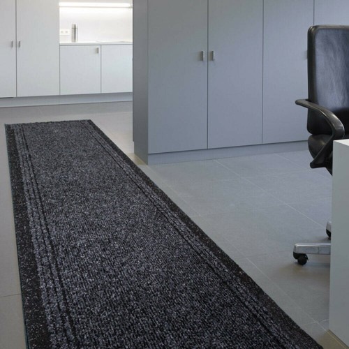 Black runner mat heavy - runner, duty