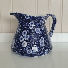 Vintage Burleigh Blue Calico