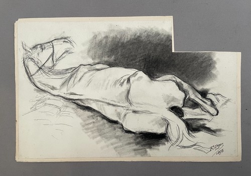 Ferdinand oger lying horse - ferdinand, oger,