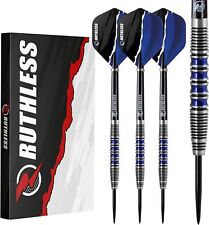Ruthless | Blue Falcon | 90% Tungsten Darts Set | Steel Tip Darts | 23g & 25g