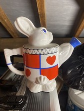 Wade White Rabbit Teapot Alice