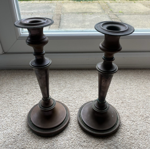 Pair vintage brass - pair,