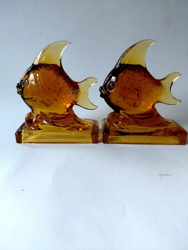 Art deco amber glass - deco,