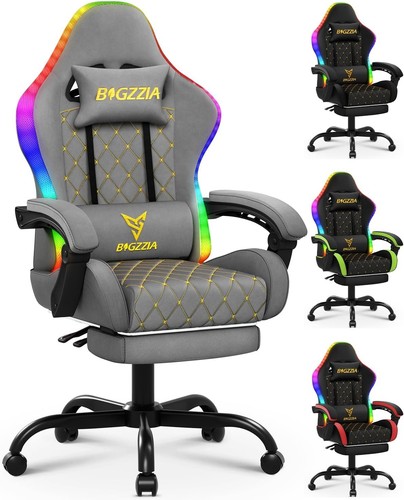 High back rgb gaming chair - rgb,