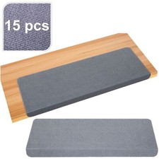Grey 15 Pcs Rectangular Carpet