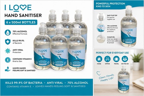 Hand sanitiser gel - sanitiser, instant