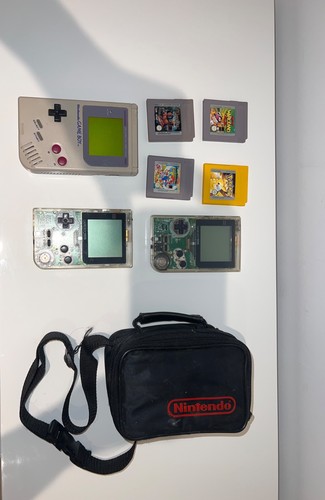 Nintendo game boy grey 2x - game,