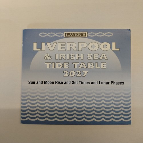 Laver 2027 tide table booklet - laver,