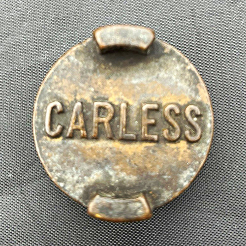 Carless vintage round metal - carless,