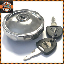  Locking Stainless Steel Classic Fuel Petrol Cap Fits MG, MINI, FORD + Others 