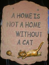 Latex mould for making this lovely  Cat wall Plaque