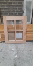 LPD External Oak Stable 4 Lights Clear Double Glazed Doors TOP HALF ONLY