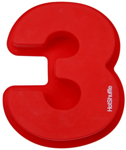 Large silicone number cake - large,