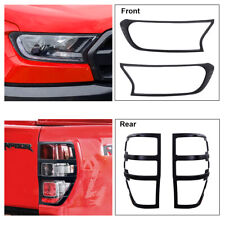 For Ford Ranger Raptor 2019-2022 Headlight Tail Light Cover Matte Black