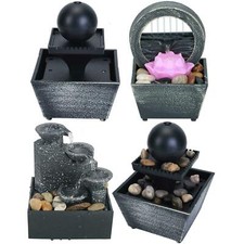 Desktop Water Feature Indoor Fountain Waterfall Polyresin Table Top Decoration