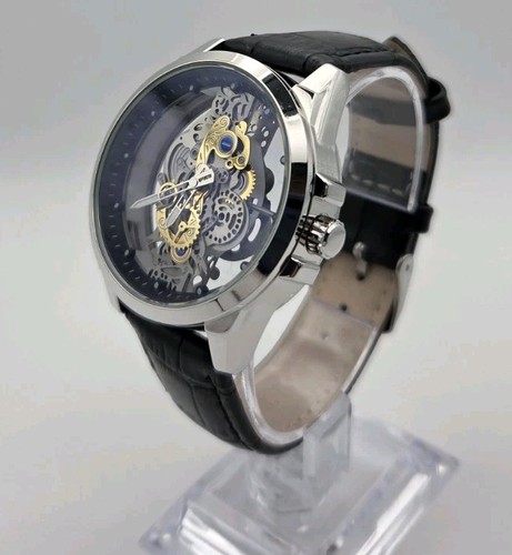 Quartz skeleton watch - skeleton,