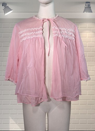 Pretty pink femme frilly - frilly, trim