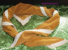 Scout Scarf No. 17 - Brown With White Trim