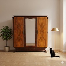 Antique Wardrobe Art Déco