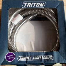 Triton 1.25m metallic shower hose - chrome  28100210