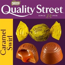 Nestle QUALITY STREET Caramel Swirl Chocolate Choose Quantity Pick Mix Xmas Gift