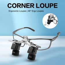 5X Dental Surgical 48 ° Ergo Loupes Adjustable Working Distance Magnifying Glass