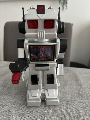 Botoy robot silver vintage toy - silver,