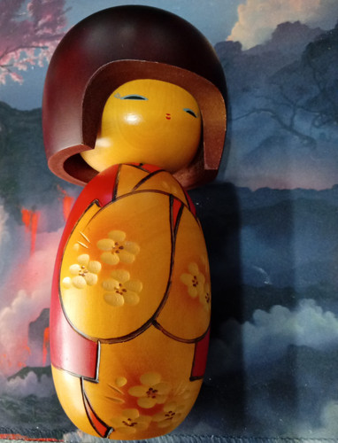 Japanese kokeshi wooden - japanese, doll
